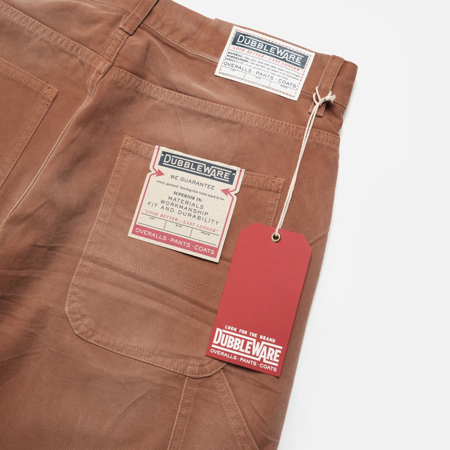 Dubbleware Belmont Hammer Pocket Work Pant - Washed Tan