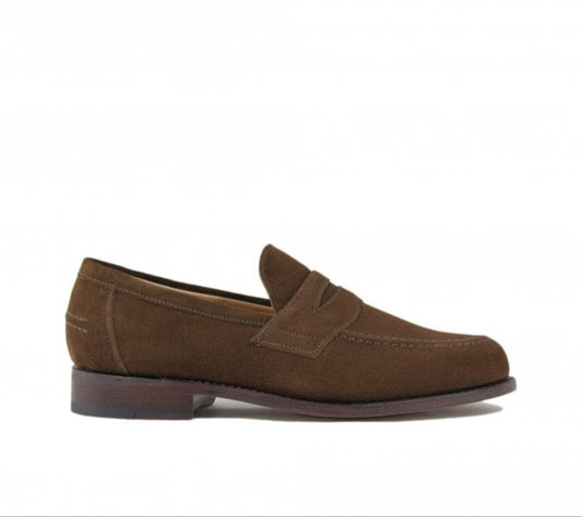 Sanders Adlwych Penny Loafer - Polo Snuff Suede - SALE