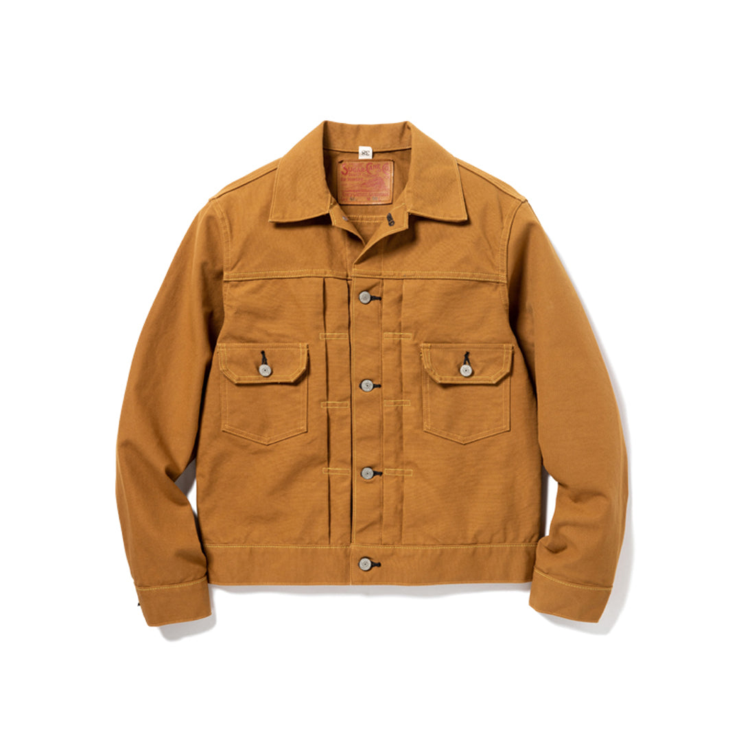 Sugar Cane - 13oz. Brown Duck Jacket