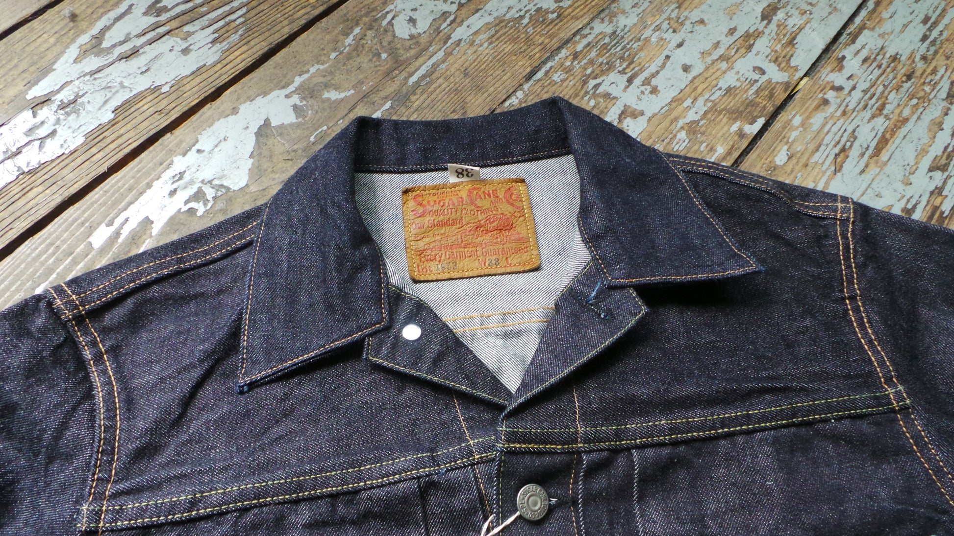 Sugar Cane 1953 Type II Unsanforized Raw Denim Jacket