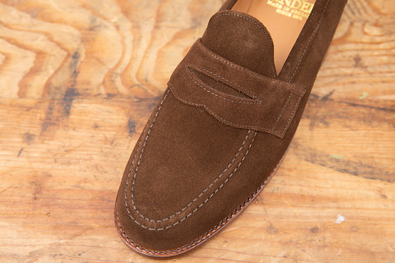 Sanders Adlwych Penny Loafer - Polo Snuff Suede