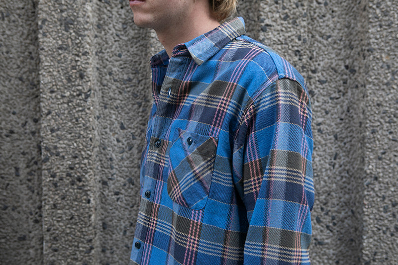 Lumberjack shirt blue best sale